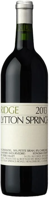 Вино Ridge Vineyards Lytton Springs Ридж Виньярдс Литтон Спрингз 2013  750 мл