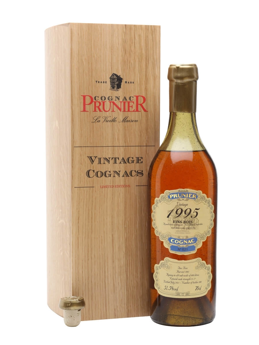 Коньяк  Prunier    Fins Bois  gift box   1995 700 мл  51,5 %