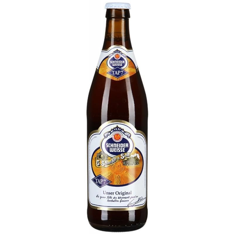 Пиво Schneider Weisse TAP 7 Original Шнайдер Вайс ТАП 7 Оригинал стекло 500 мл