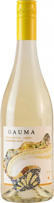 Вино  Gauma Chardonnay-Airen Semisweet White Tierra de Castilla IGP   2018 750 мл