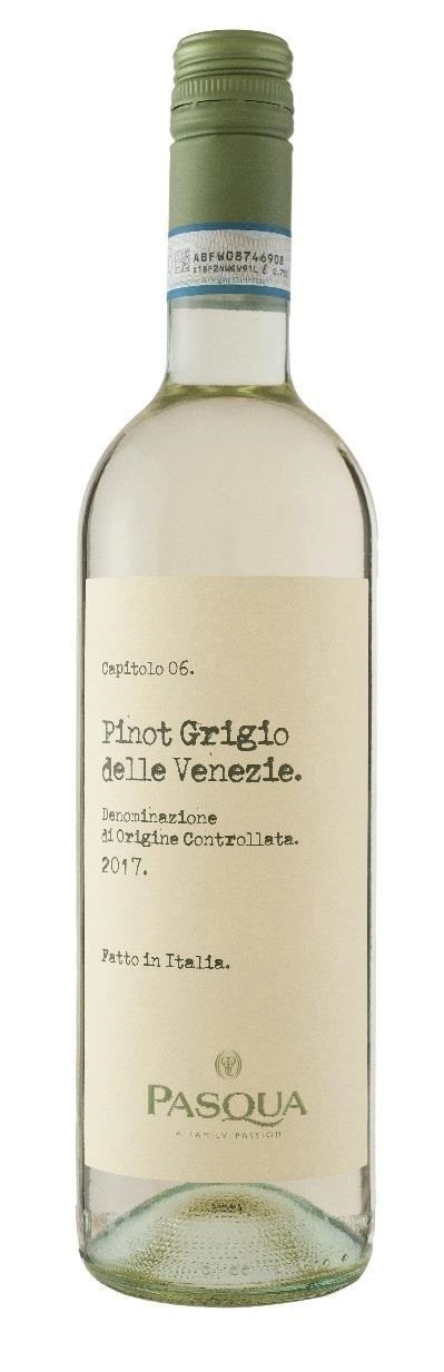 Вино Pasqua Pinot Grigio delle Venezie DOC Паскуа  Пино Гриджио делле Венецие 2017 белое полусухое 750 мл