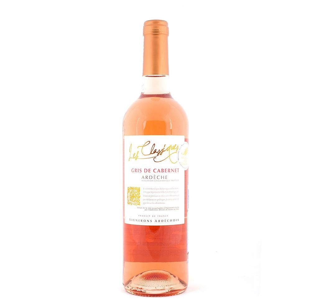 Вино  Vignerons Ardechois IGP Ardeche Gris de Cabernet Vignerons Ardechois rose 2017 750 мл