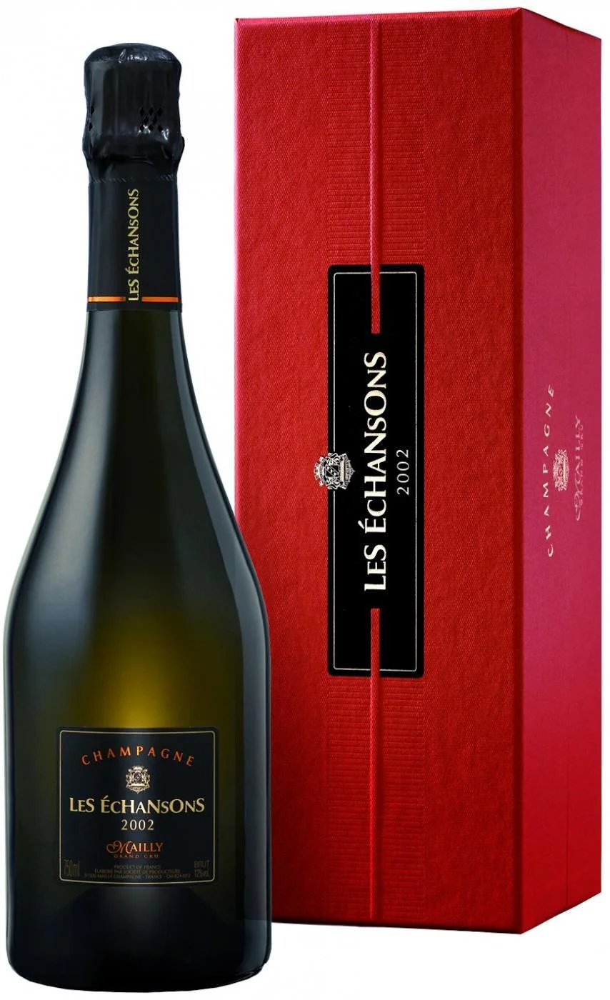 Вино Champagne Mailly, "Les Echansons", gift box/Шампань Майи, "Лез Эшансон", 2002, в подарочной коробке, 750 мл