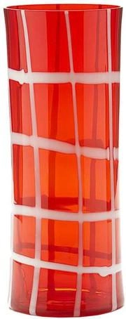Ваза Zafferano Twiddle Vaso Grande Rosso Дзафферано Твиддл Ваза большая красная