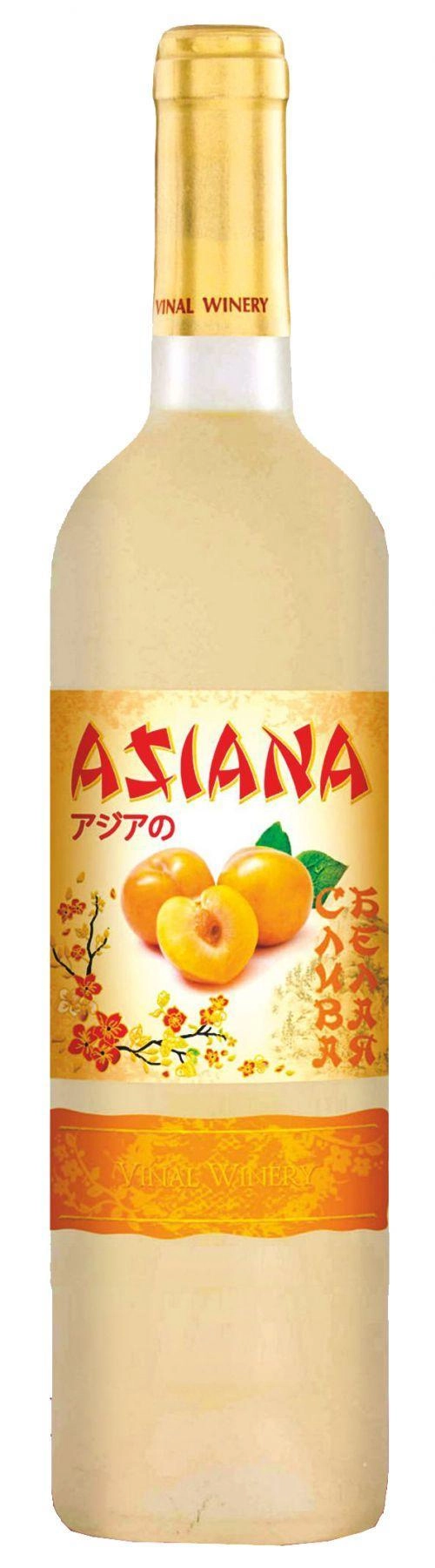 Напиток винный Vinal AD, "ASIANA" СЛИВА БЕЛАЯ, Винал АД, АЗИАНА СЛИВА БЕЛАЯ, 750 мл