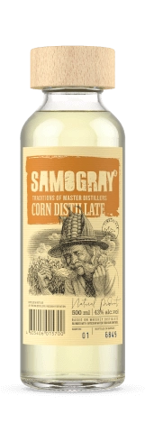 Водка Фортуна Самограй  кукурузная  43%   500 мл