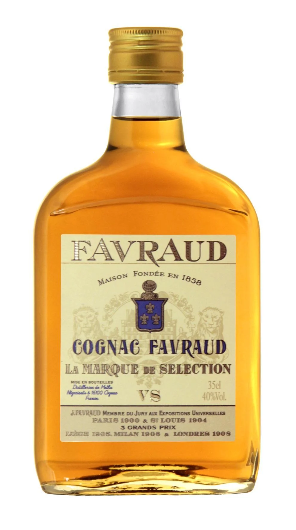 Коньяк Favraud VS Фавро ВС фляга 350 мл