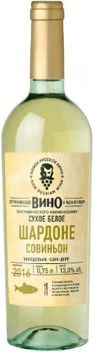Вино Новое Русское Вино Гастрономическое Шардоне Совиньо ООО Запорожское  750 мл