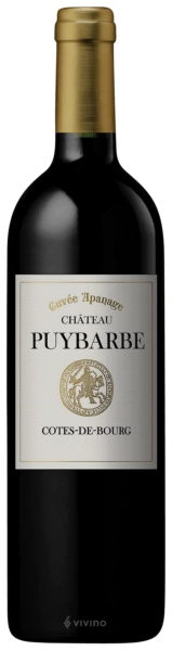 Вино Château Puybarbe Cuvee Apanage (Astral Côtes de Bourg)     2015 750 мл