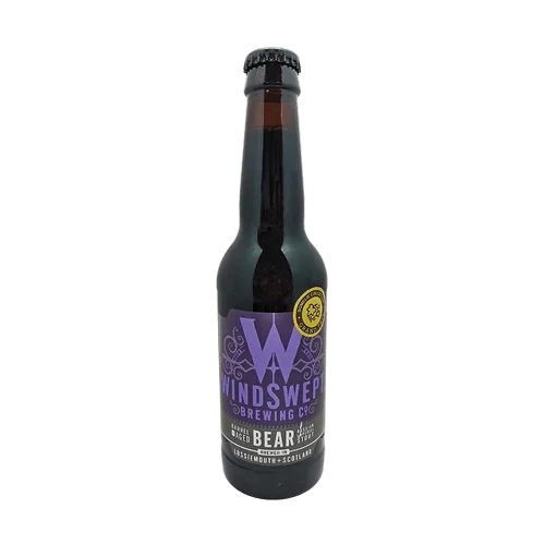 ПИВО  Windswept Bear Russian Stout ВИНДСВЕПТ БЭАР РАШН ИМПЕРИАЛ СТАУТ  стекло 330 мл