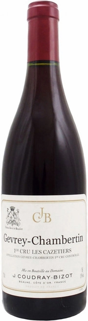 Вино J.Coudray-Bizot Gevrey-Chambertin 1-er Cru Les Cazetiers AOC   2013 750 мл