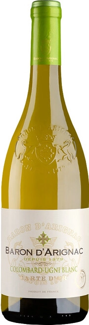 Вино Baron d'Arignac Colombard-Ugni Blanc  750 мл