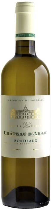 Вино Chateau d'Arsac Cuvee Celine  Bordeaux Blanc AOC   Шато д'Арсак  Кюве Селин 2013 750 мл