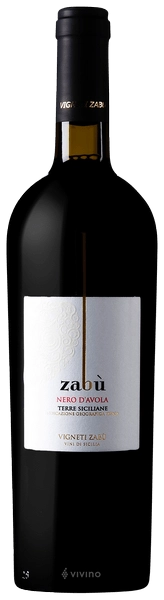 Вино  Vigneti Zabu  Nero d'Avola   750 мл