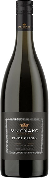 Вино  Мысхако Пино Гриджио 2021 белое полусухое    750 мл 12,3 %