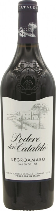 Вино Angelo Rocca e Figli  Podere Don Cataldo  Negroamaro Salento IGT   750 мл