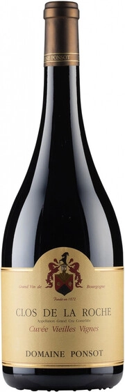Вино Domaine Ponsot  Clos de la Roche Grand Cru Cuvee Vieilles Vignes  2019 3000 мл  14,5%