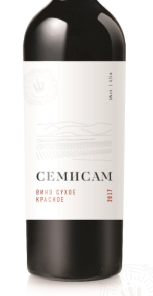 Вино Шумринка  Семисам красное  сухое 2022 750 мл