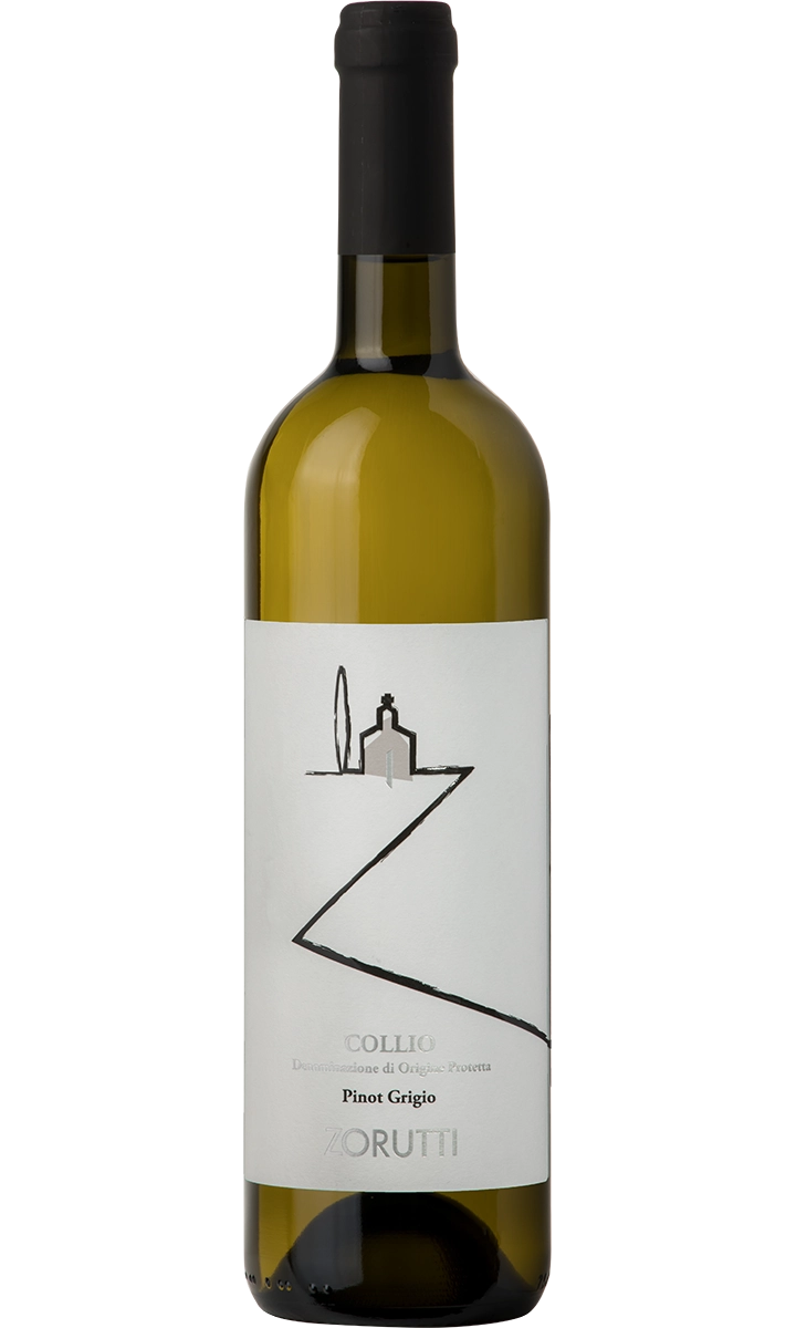 Вино  Zorutti Pinot Grigio    2018  750 мл
