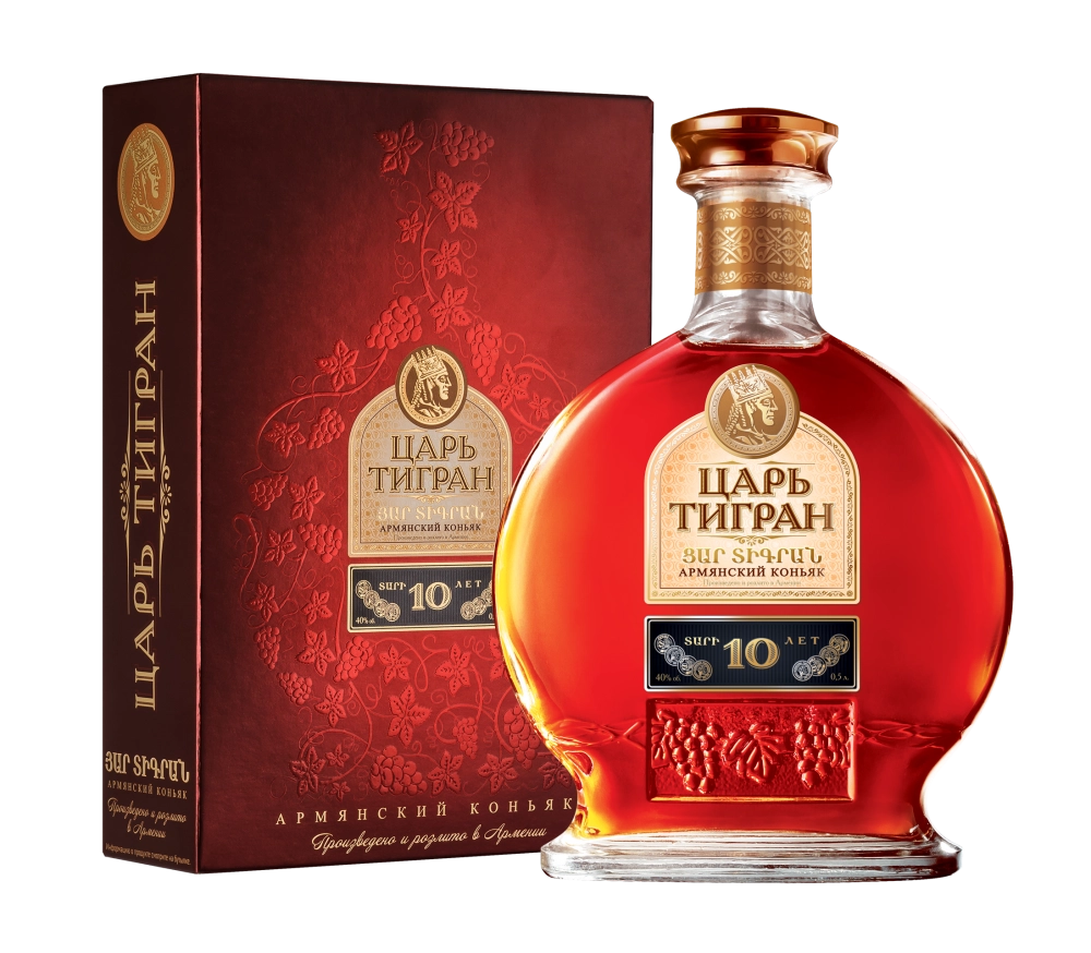 Коньяк Cognac Tsar Tigran 10YO Gift Box 700 мл