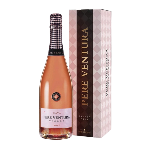 ВИНО ИГРИСТОЕ Cava Pere Ventura Tresor Rose gift box  750 мл