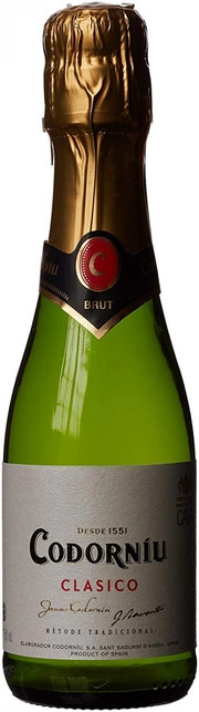 Игристое вино Codorniu Clasico Brut  200 мл