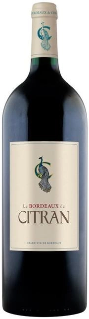 Вино Le Bordeaux de Citran Rouge Bordeaux AOC Ле Бордо де Ситран Руж 2019 1500 мл