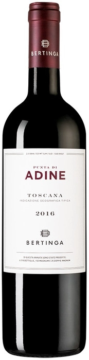 Вино Bertinga Punta di Adine Toscana IGT    2016 750 мл