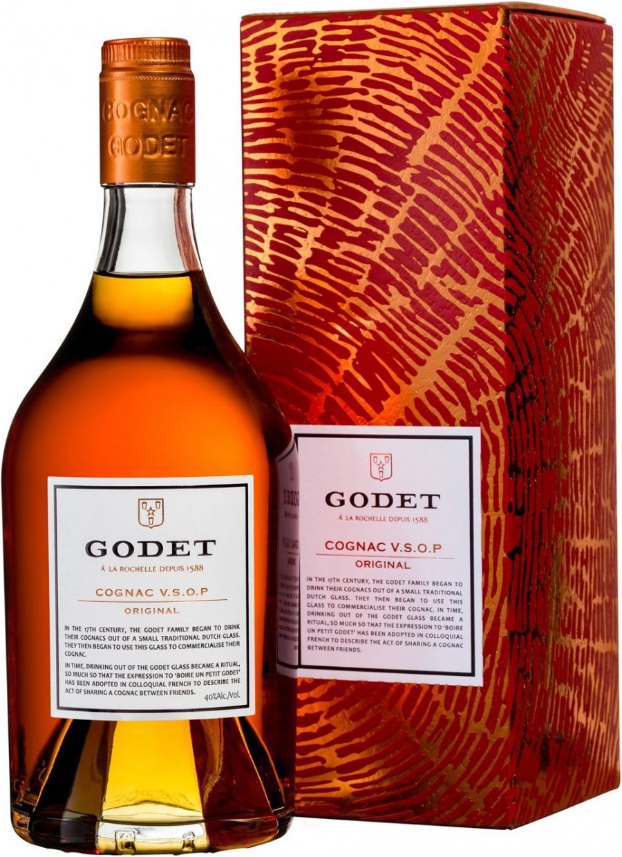 Коньяк Godet  Original  VSOP  gift box  700 мл