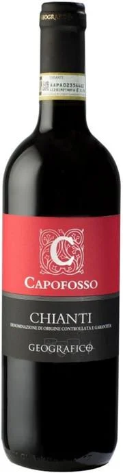 Вино Geografico Capofosso Chianti DOCG Джеографико Капофоссо  Кьянти 2018 750 мл