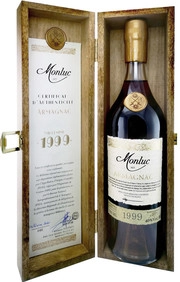 Арманьяк  Monluc Armagnac AOC  wooden box 1999 700 мл