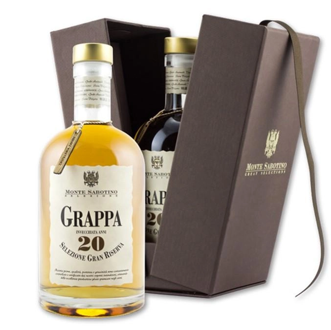 Граппа Grappa Monte Sabotino Selezione Gran Riserva 20 y.o. gift in box  700 мл