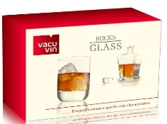 Набор VacuVin Glass Cocktail Rocks Set of 2 из двух бокалов для виски