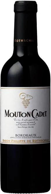 Вино  Mouton Cadet Bordeaux AOC Rouge Мутон Каде 2013  375 мл