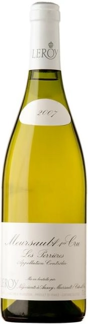 Вино Domaine Leroy Meursault Premier Cru  Les Perrieres  AOC   2016  750 мл