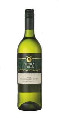 Вино Perdeberg Zebra Hills Fresh Fruity White Зебра Хиллс Фреш Фрути Уайт 2013 750 мл