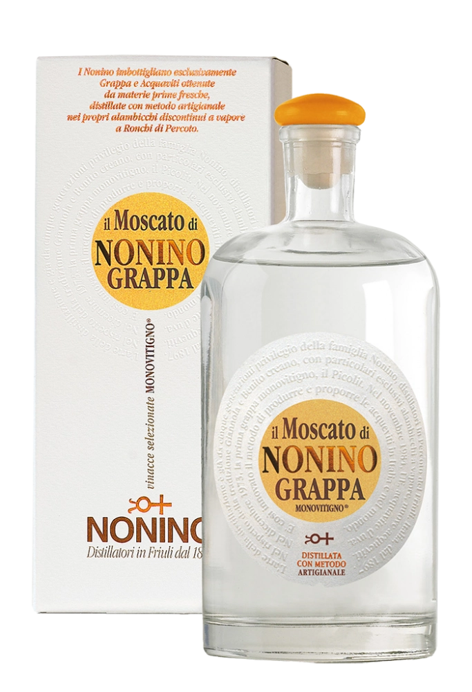 Граппа Il Moscato di Nonino Monovitigno gift in box  100 мл
