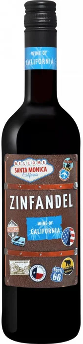 Вино "Santa Monica"  Zinfandel  "Санта Моника"   Зинфандель  2019  750 мл