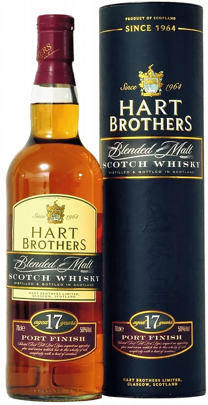 Виски Hart Brothers Port Finish Blended Malt Scotch Whisky 17 y.o.  gift box  700 МЛ