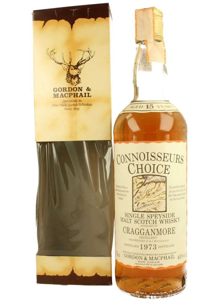 Виски "CONNOISEURES CHOICE" Cragganmore, "Выбор Знатока" Грэггэнмор, 1973, 75cl 40%