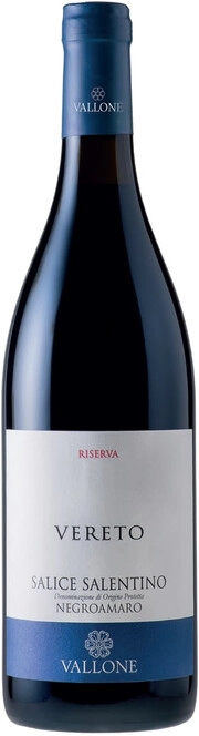 Вино Vallone Vereto Riserva Negroamaro DOP Salice Salentino 2019 750 мл 13,5%