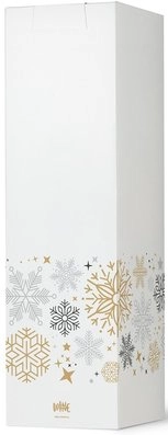 Подарочная коробка  Universal box Snowflakes  картон