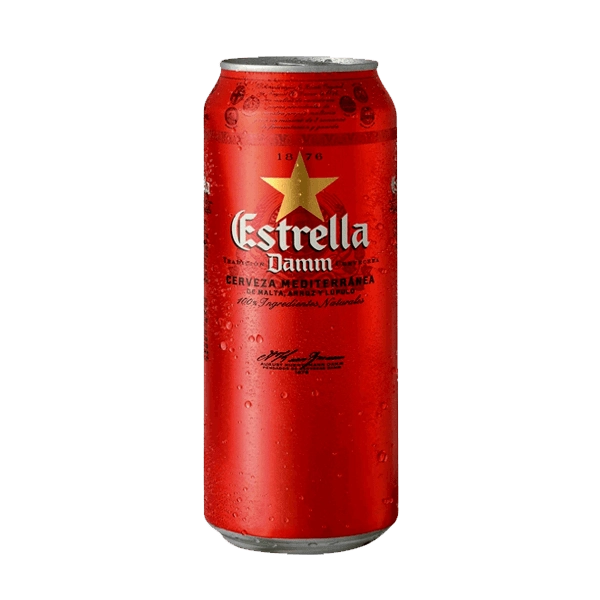 Пиво Estrella Damm Эстрелла Дамм ж/б 500 мл