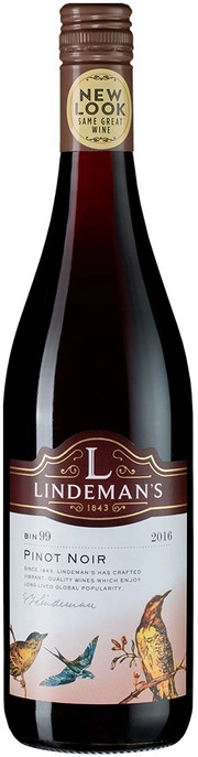 Вино Lindemans Bin 99 Pinot Noir Линдеманс Бин 99 Пино Нуар 2018 750 мл