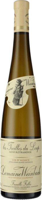 Вино Domaine Weinbach  Les Treilles du Loup Gewurztraminer  Alsace AOC 2020 750 мл