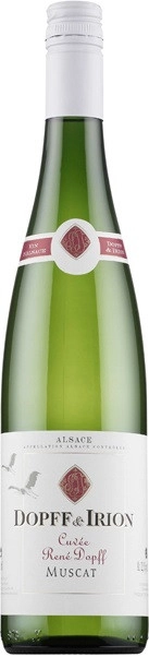 Вино Dopff & Irion Cuvee Rene Dopff Muscat  Alsace AOC Допф & Ирион Кюве Рене Допфф  Мускат сухое 2021 750 мл 12%