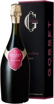Шампанское Gosset Grand Rose Brut  gift box Гран Розе Брют  в  подарочной  коробке 1500 мл