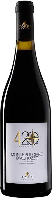 Вино Cantine Torri Montepulciano  d'Abruzzo DOC  4 20 BIO  2019  750 мл