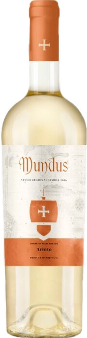 Вино  Mundus   Arinto   Lisboa  2021  750 мл