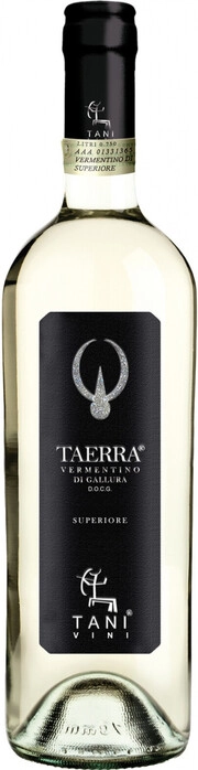 Вино Cantina Tani  Taerra Vermentino di Gallura DOCG Superiore white  2021 750 мл